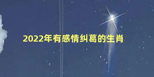 2022年有感情纠葛的生肖