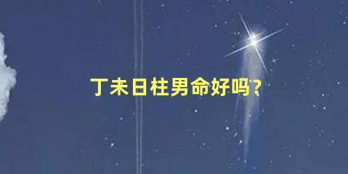 丁未日柱男命好吗？