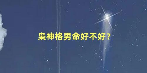 枭神格男命好不好？