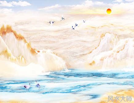 旭日东升挂在西墙好吗