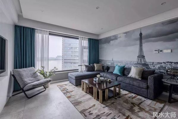 客厅窗帘三不挂