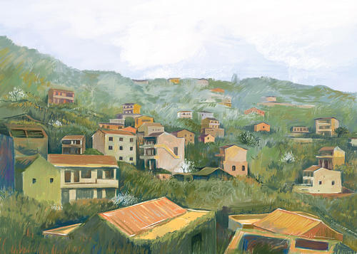 梦见到处找地方藏身