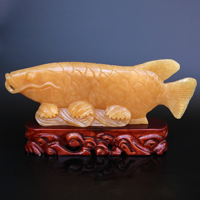 鱼的摆件头朝哪放在家里好吗