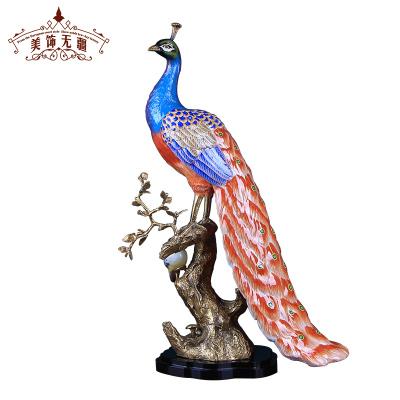 家里放孔雀摆件的寓意